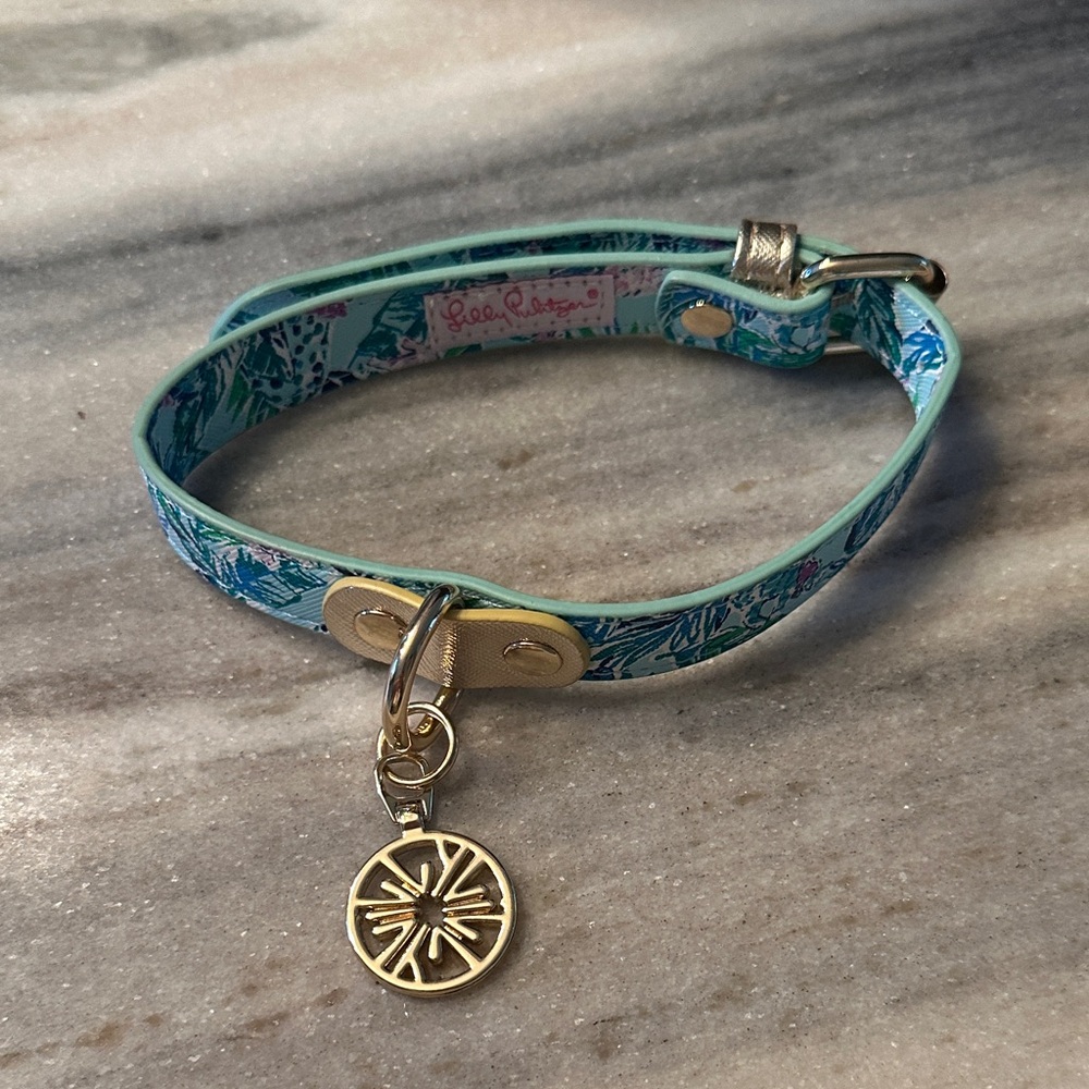 LILLY PULITZER PET COLLAR -NWOT